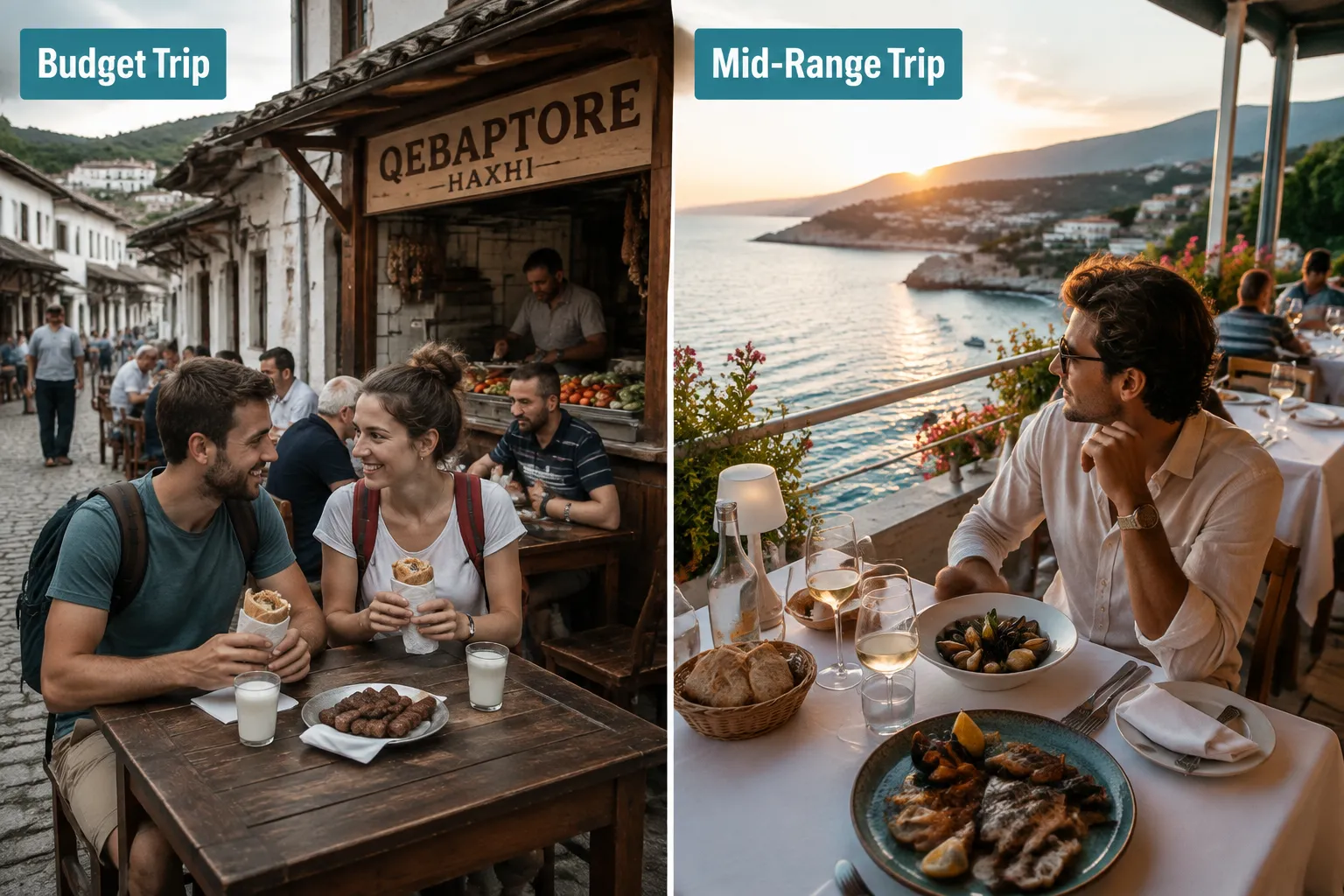 Budget vs. Luxury 7-Day Albania Road Trip