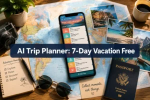 How to use AI trip planners to design a 7-day vacation for free