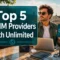 Top 5 eSIM-Anbieter mit unbegrenztem Hotspot-Sharing für Remote-Arbeiter